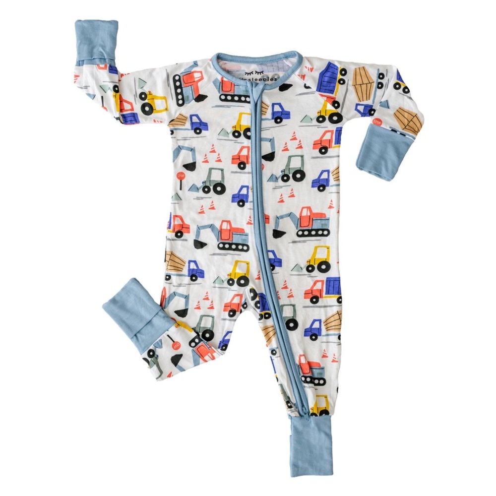 Little Sleepies Construction Zippy, 6-12M